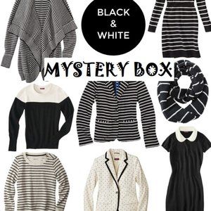 M & L♡ 🖤 Mystery Black & White Minimalist Clothing Box